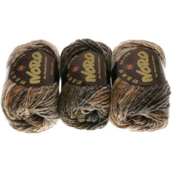 NORO Kureyon Wolle Farbe 149 Brown, Grey, Taupe