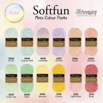 Softfun Minis Colour Pack - Pastel