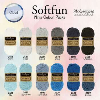 Softfun Minis Colour Pack - Cloud